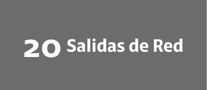 20 Salidas de Red 20 Salidas de Red