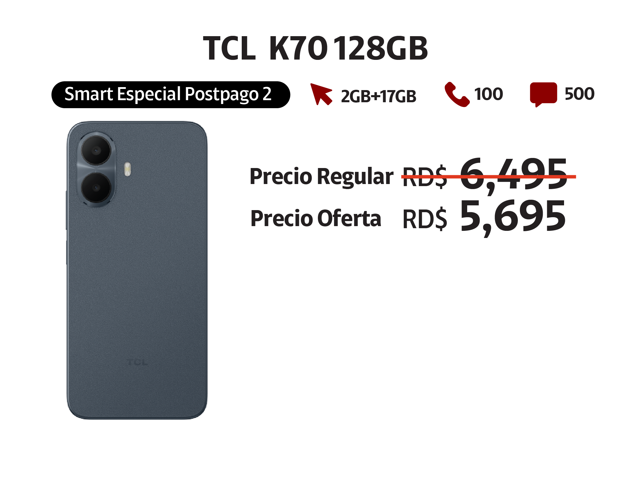 TCL K70 128GB
