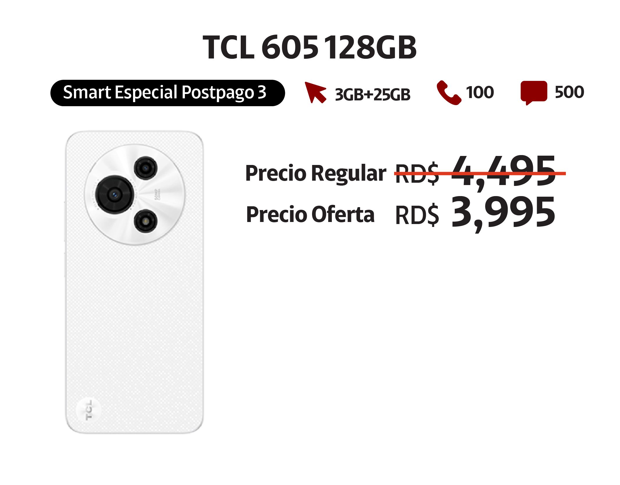TCL 605 128GB
