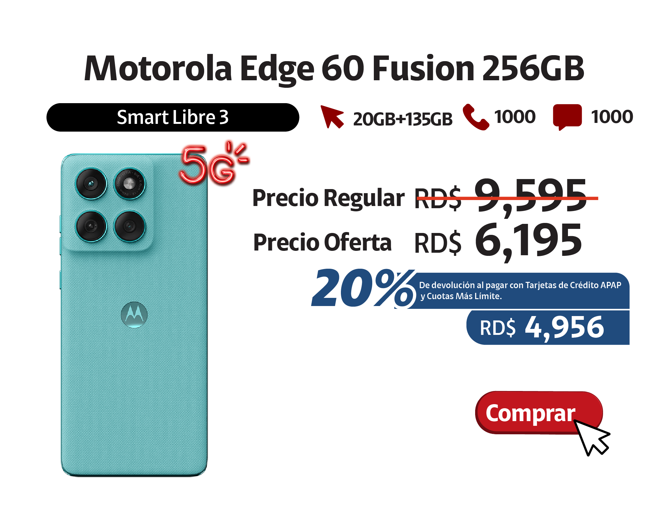 Motorola Edge 60 Fusion 256GB
