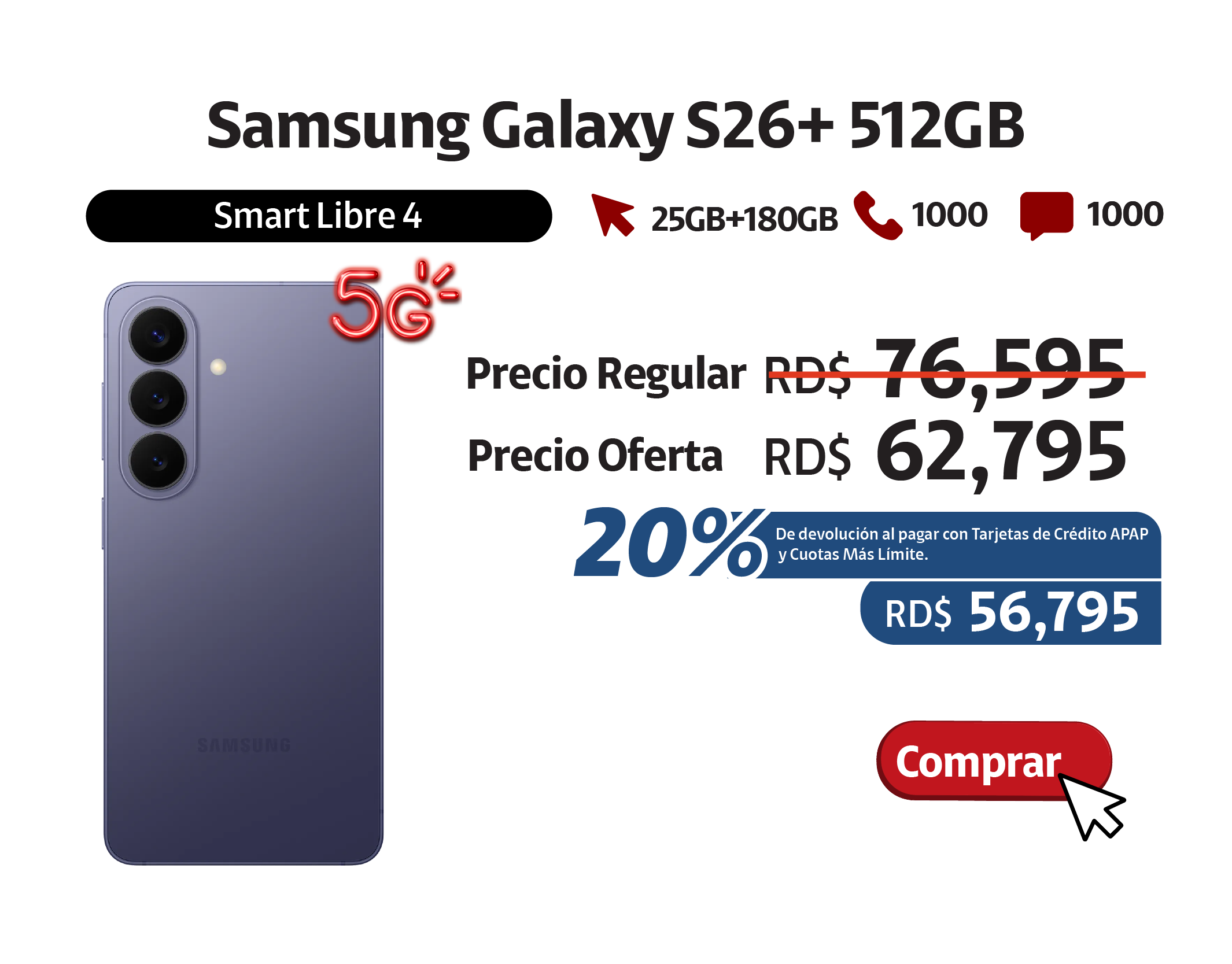 Samsung Galaxy S26+ 512GB
