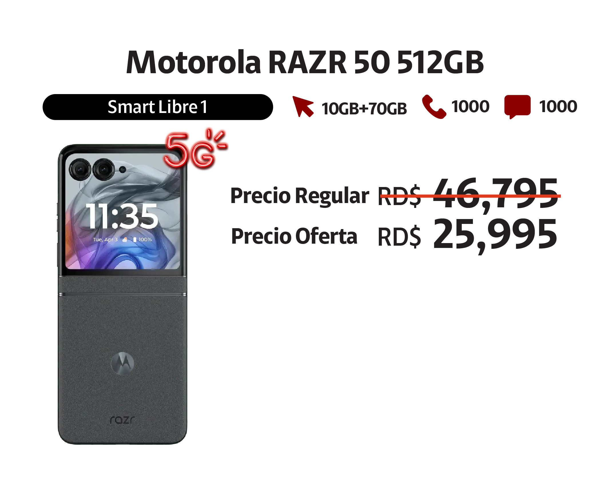Motorola RAZR 50 512GB