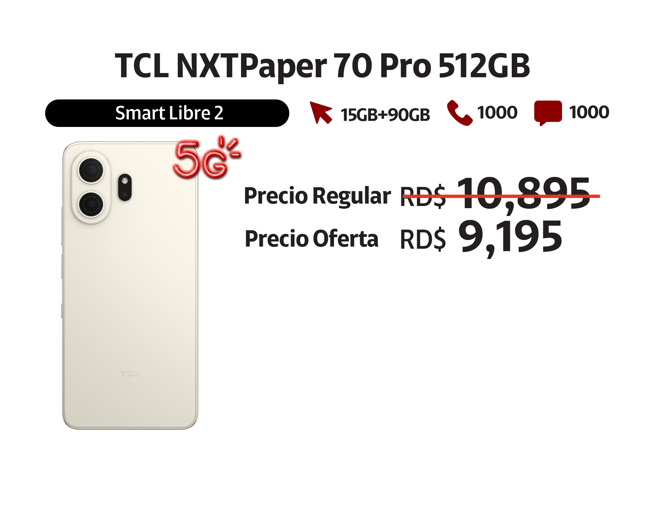 TCL NXTPaper 70 Pro 512GB