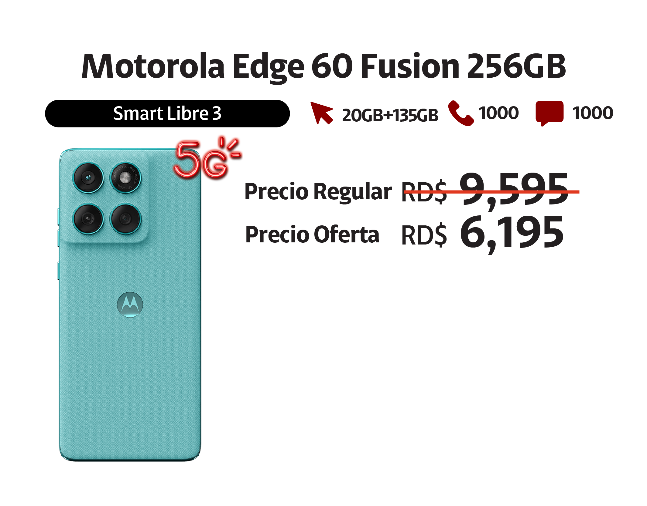 Motorola Edge 60 Fusion 256GB
