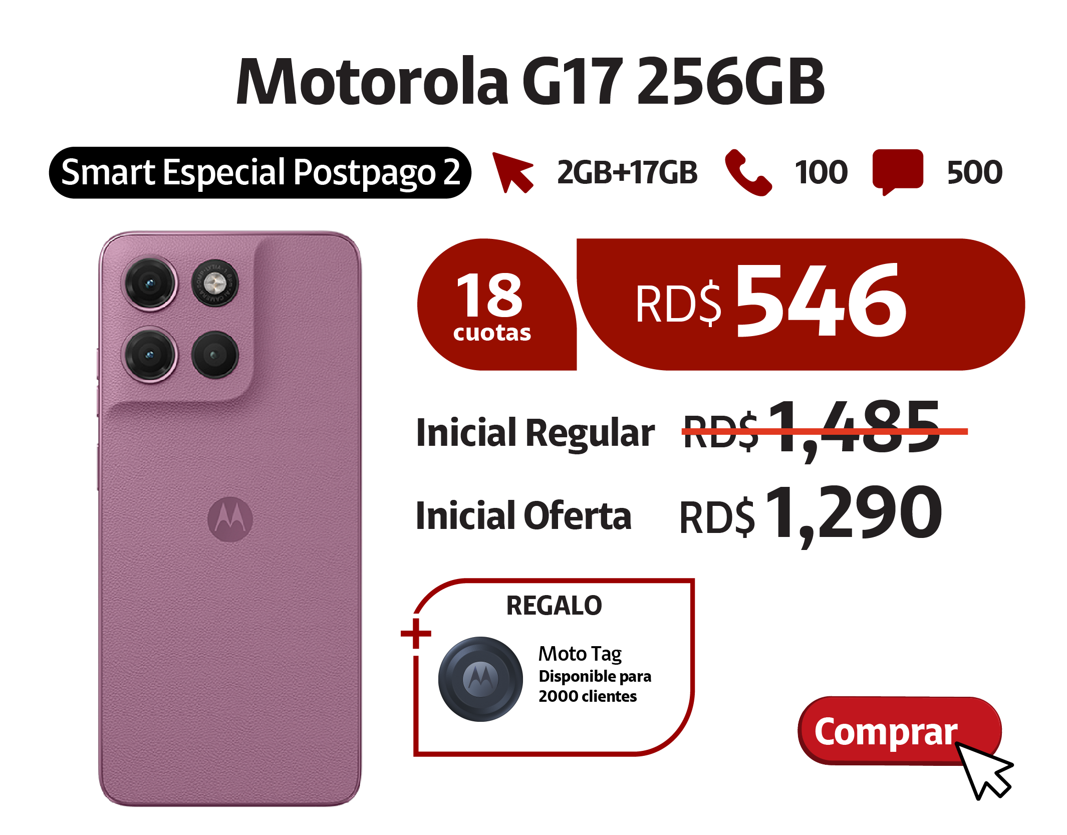 Motorola G17 256GB