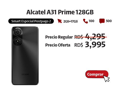 Alcatel A31 Prime 128GB