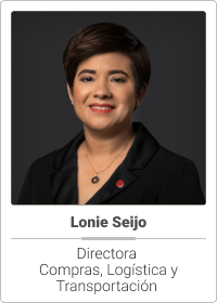 Lonie Seijo Directora Compras, Logística y Transportación
