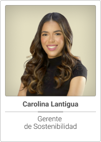 Carolina Lantigua Gerente Sustentabilidad