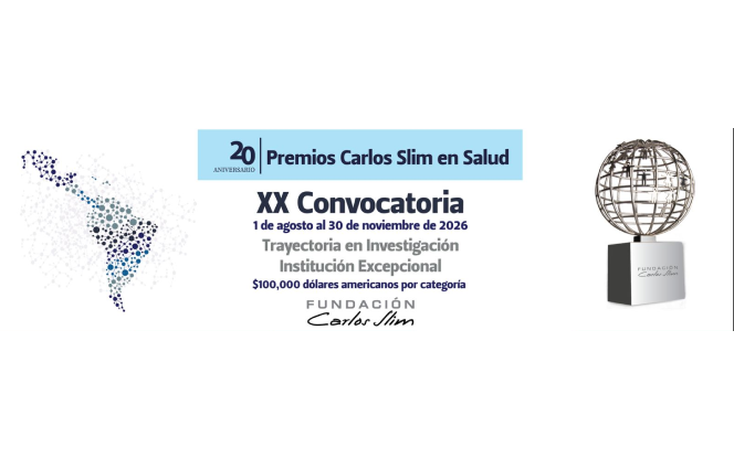 Inició la XX Convocatoria para los Premios Carlos Slim en Salud Inició la XX Convocatoria para los Premios Carlos Slim en Salud