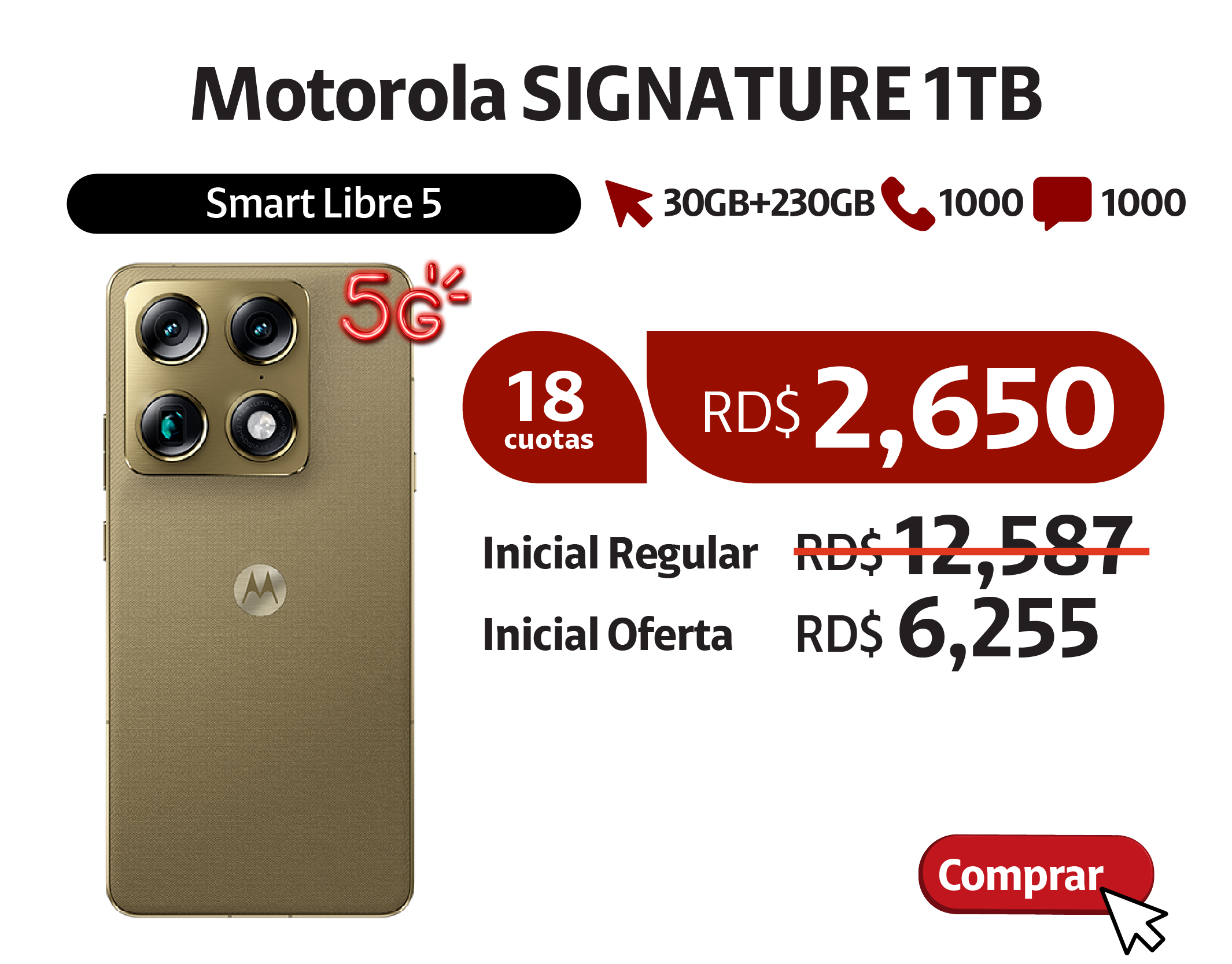 Motorola Signature 1TB Olivo