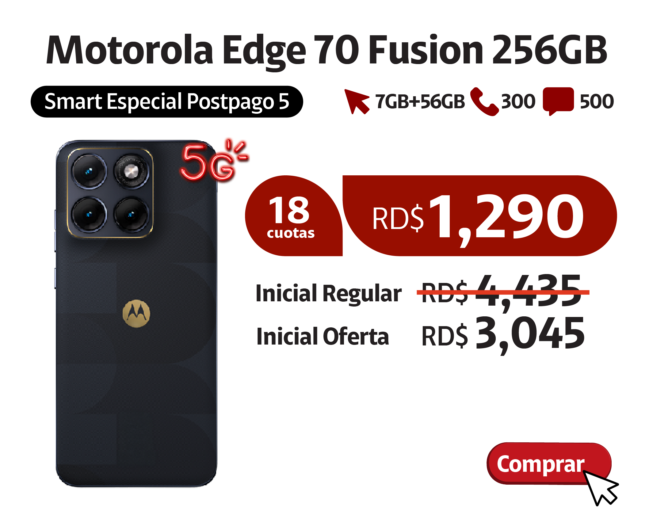 Motorola Edge 70 Fusion 256GB