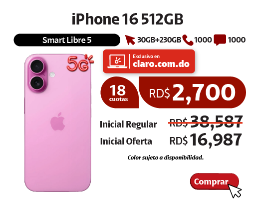 iPhone 16 512GB Pink