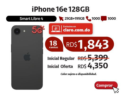 iPhone 16e 128GB Black